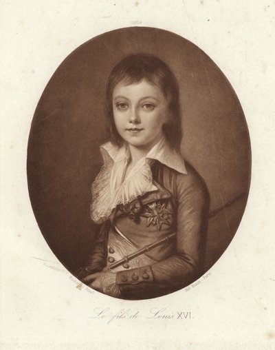 De zoon van koning Lodewijk XVI door Alexandre Kucharski