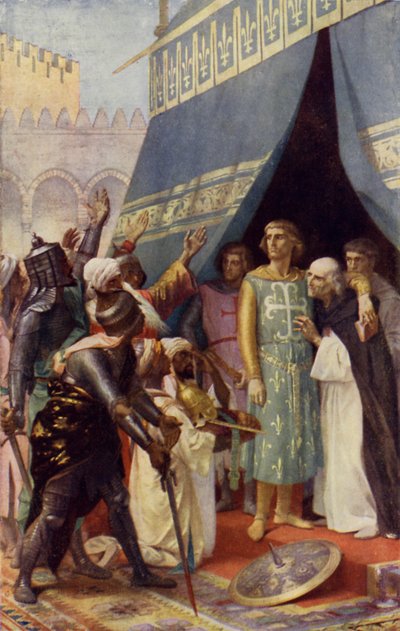 St. Louis een Gevangene in de Handen van de Saracenen door after Alexandre Cabanel