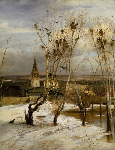 De Kraaien zijn Teruggekeerd door Alexei Kondratievich Savrasov