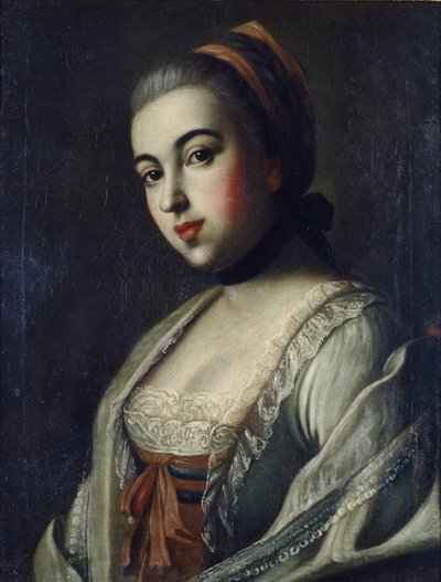 Portret van Gravin Anna Vorontsova door Alexei Petrovich Antropov