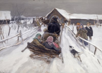 Sleerit tijdens het carnaval door Alexei Steipanovitch Stepanov