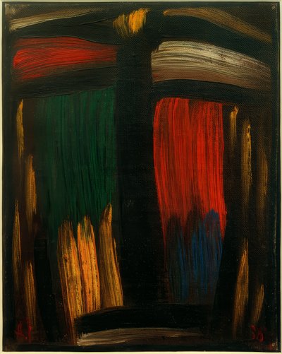 Grote meditatie: Gloed door Alexej von Jawlensky