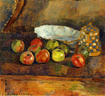 Stilleven met Appels door Alexej von Jawlensky