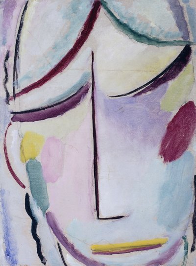 Het gezicht van de Verlosser door Alexej von Jawlensky