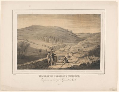 Graf van Napoleon op Sint-Helena, Tombeau de Napoléon a Ste. Hélène (titel op object) door Alexis Bafcop