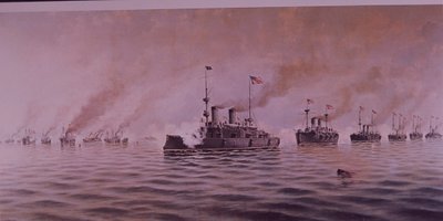Spaans-Amerikaanse Oorlog 1898, Slag bij Manila Bay door Alfonso Sanz