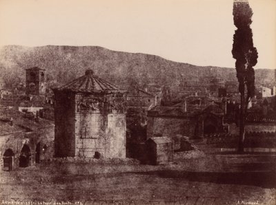 La Tour des Vents, Athenes (De toren van de winden, Athene),1851 (foto) door Alfred Nicolas Normand