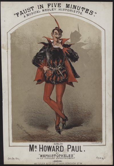 Faust in vijf minuten, Howard Paul, Mephistopheles door Alfred Concanen