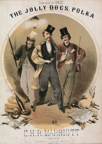 De vrolijke hondenpolka door Alfred Concanen