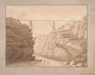 Uitzicht in de Barranco de Martianez, Port Orotava, Tenerife, kijkend naar het zuiden door Alfred Diston