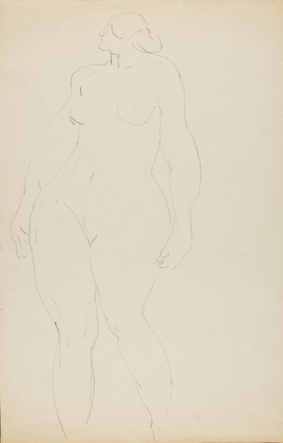 Staand naakt door Alfred H. Maurer