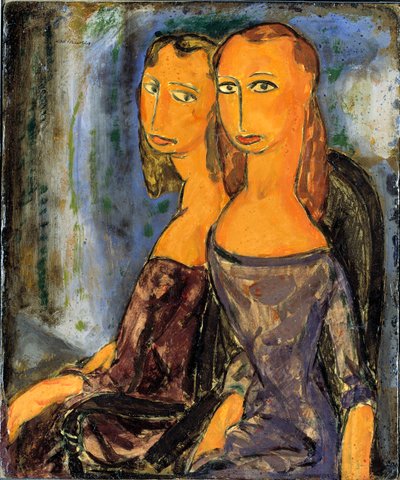 Twee vrouwen door Alfred H. Maurer