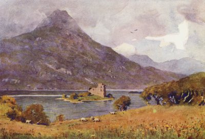 Ballynahinch Kasteel, Connemara door Alfred Heaton Cooper