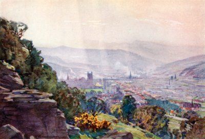 Bath, vanaf Hampton Rocks door Alfred Heaton Cooper