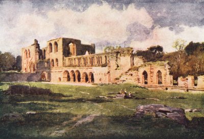 Lake District: Furness Abbey in de Vale of Nightshade door Alfred Heaton Cooper