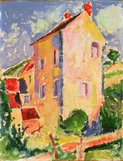Klein huis door Alfred Henry Maurer