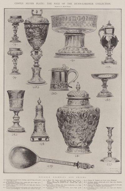 Kostbaar zilverwerk, de verkoop van de Dunn-Gardner collectie door Alfred Hugh Fisher
