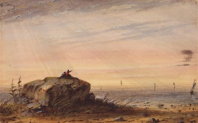 Kust, ca. 1837 door Alfred Jacob Miller