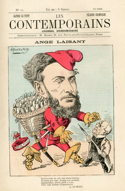 Omslag van Les Contemporains, nummer 11 door Alfred Le Petit