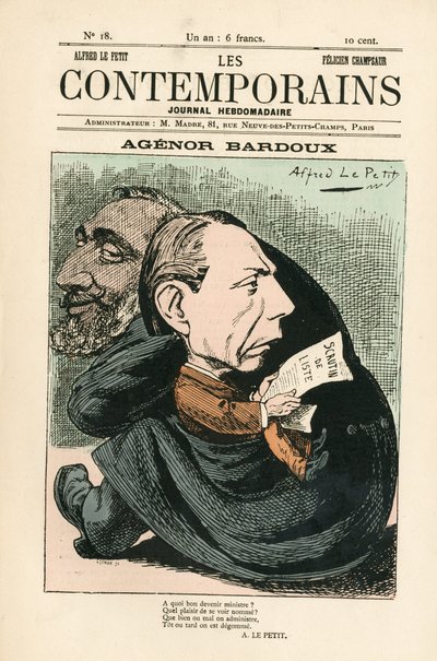Omslag van Les Contemporains, nummer 18 door Alfred Le Petit