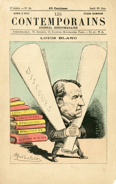Omslag van Les Contemporains, nummer 20 door Alfred Le Petit