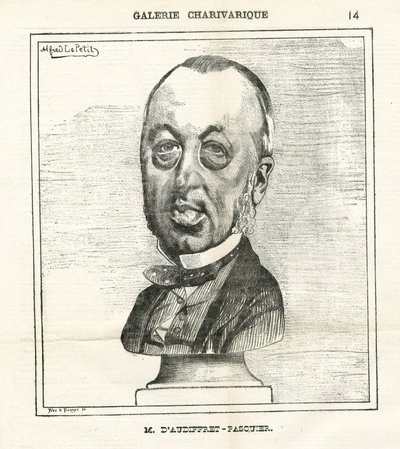 Illustratie van Alfred Le Pete (1841-1909) in Le Charivari door Alfred Le Petit