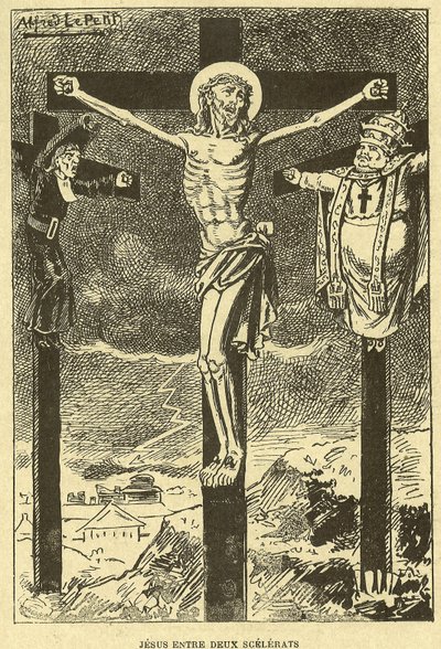 Illustratie van Alfred Le Pete (1841-1909) in Gros-Jean en zijn genezing door Alfred Le Petit