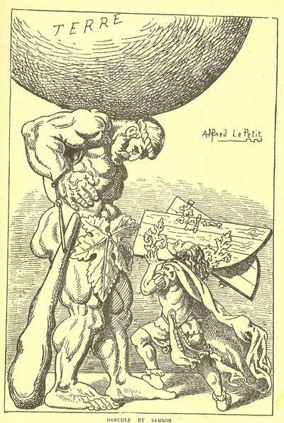 Illustratie van Alfred Le Petit in Gros-Jean en zijn parochie door Alfred Le Petit