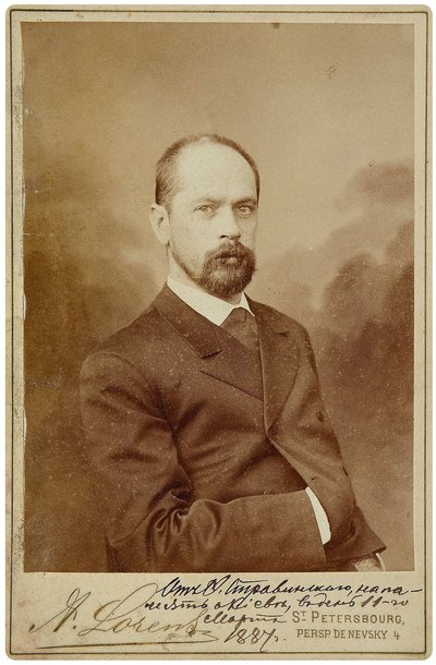 Portret van de bas operazanger Fyodor Ignatievich Stravinsky door Alfred Lorens