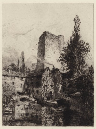 Oxford Kasteel door Alfred Louis Brunet Debaines