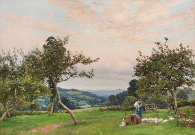 Het eendenhok door Alfred Parsons