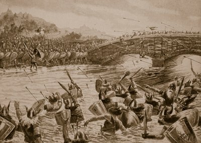 De Slag bij Maldon, 991, illustratie uit 
