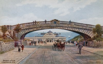Brug en Pier, Clacton-on-Sea door Alfred Robert Quinton