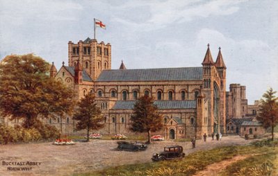 Buckfast Abbey, Noordwest door Alfred Robert Quinton