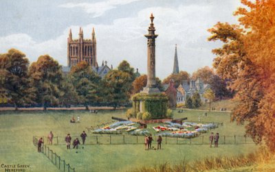 Castle Green, Hereford door Alfred Robert Quinton