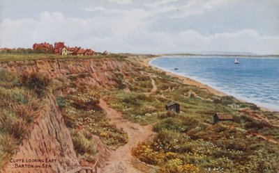 Kliffen, kijkend naar het oosten, Barton-on-Sea door Alfred Robert Quinton