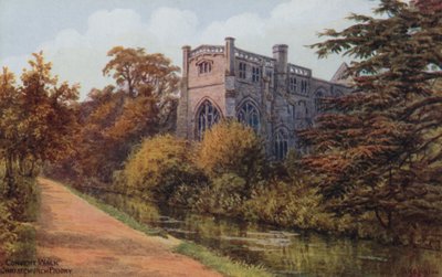 Kloosterwandeling, Christchurch Priory door Alfred Robert Quinton