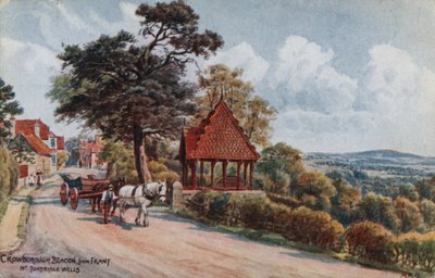 Crowborough Beacon vanuit Frant, Tunbridge Wells door Alfred Robert Quinton