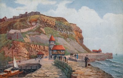 Ingang naar Marine Drive, Scarborough door Alfred Robert Quinton