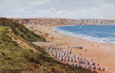 Filey Bay, vanuit het zuiden door Alfred Robert Quinton