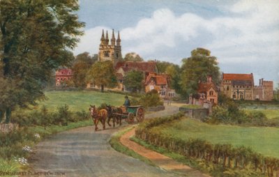 Penhurst Plaats en Kerk door Alfred Robert Quinton