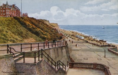 Promenade vanaf de hellingen, Cromer door Alfred Robert Quinton