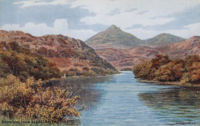 Snowdon, vanaf Afon Claslyn door Alfred Robert Quinton