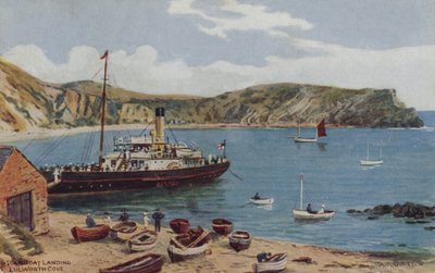 Stoombootaanlegplaats, Lulworth Cove door Alfred Robert Quinton