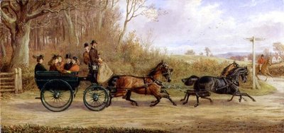 Een rem en vier op weg naar een ontmoeting door Alfred Sheldon Williams