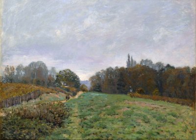 Louveciennes Landschap. door Alfred Sisley