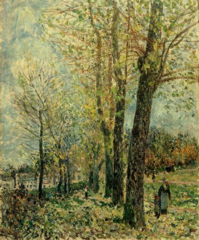 A. Sisley, Landschap in de omgeving van Moret door Alfred Sisley