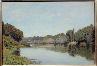 De Seine bij Bougival door Alfred Sisley