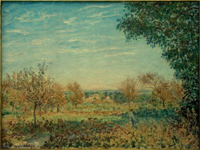 September ochtend door Alfred Sisley