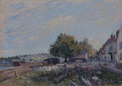 Saint Mammès – Ochtend door Alfred Sisley